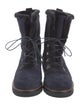 Stuart Weitzman Suede Combat Boots