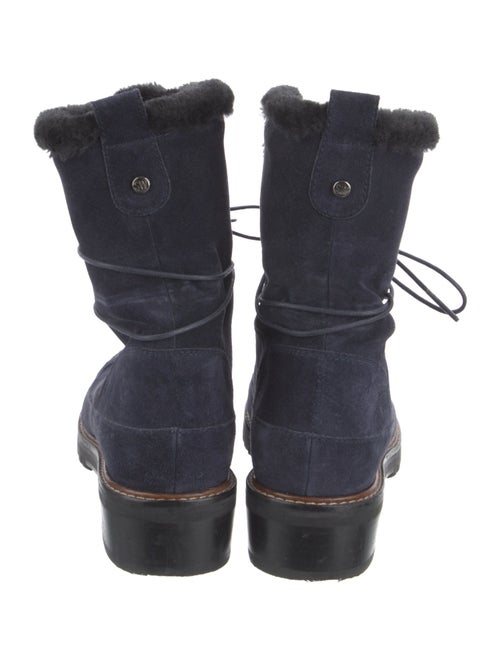 Stuart Weitzman Suede Combat Boots