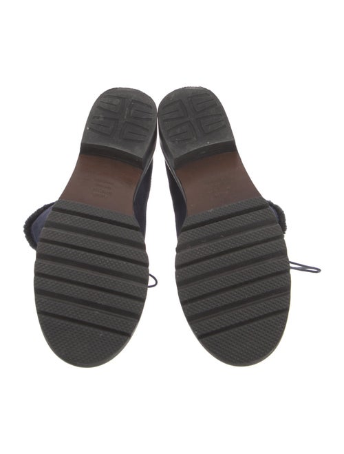 Stuart Weitzman Suede Combat Boots