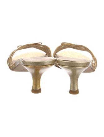 Stuart Weitzman Leather Slides