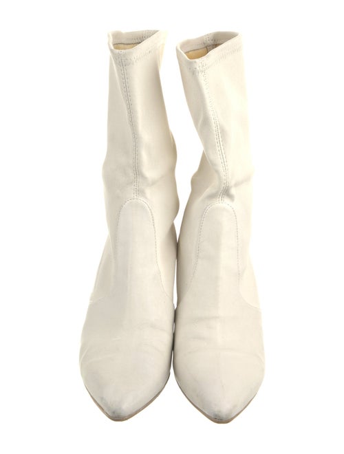 Stuart Weitzman Leather Sock Boots
