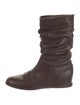 Stuart Weitzman Leather Slouch Boots