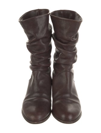 Stuart Weitzman Leather Slouch Boots