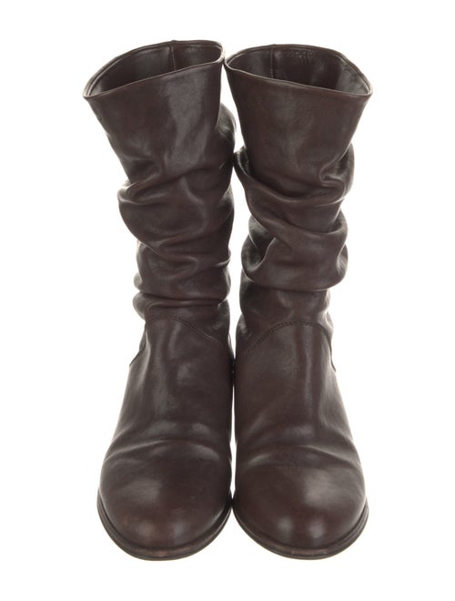 Stuart Weitzman Leather Slouch Boots