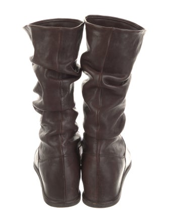 Stuart Weitzman Leather Slouch Boots
