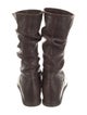 Stuart Weitzman Leather Slouch Boots