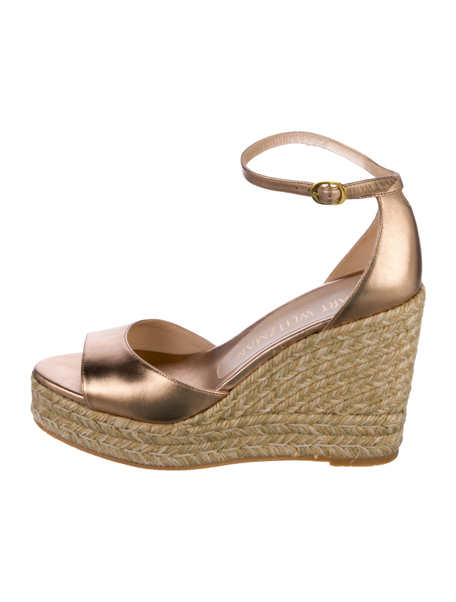 Stuart Weitzman Leather Espadrilles