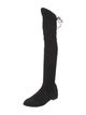 Stuart Weitzman Suede Lace-Up Boots