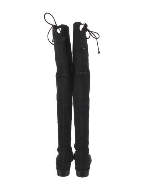 Stuart Weitzman Suede Lace-Up Boots