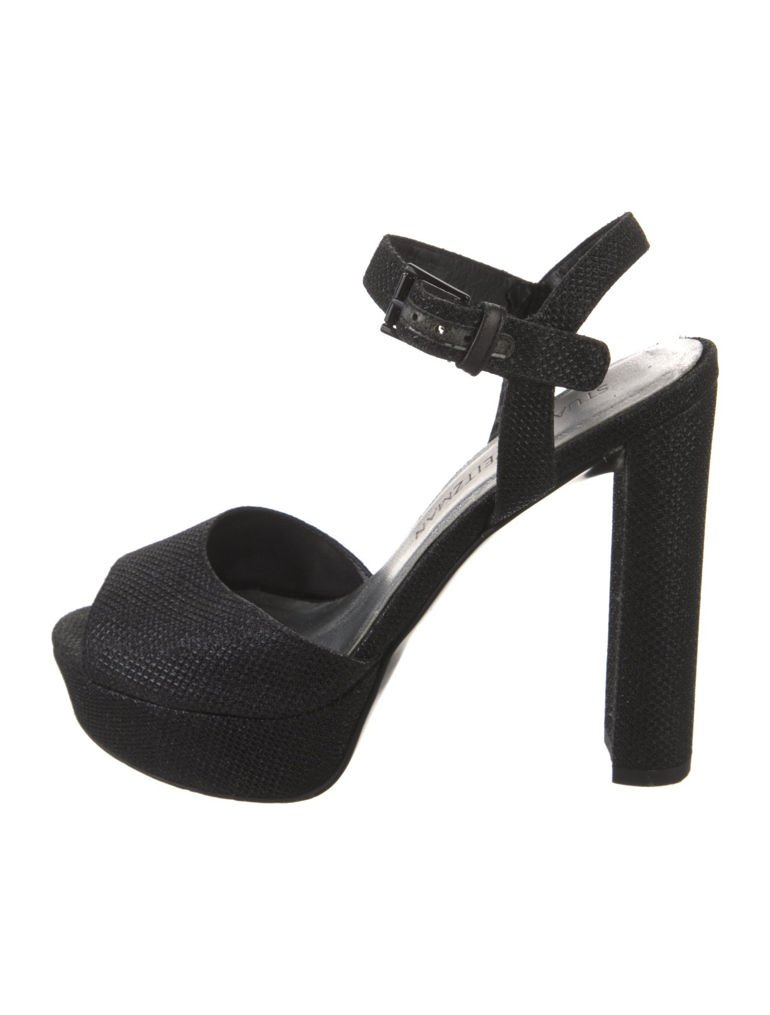 Stuart Weitzman Glitter Accents Sandals