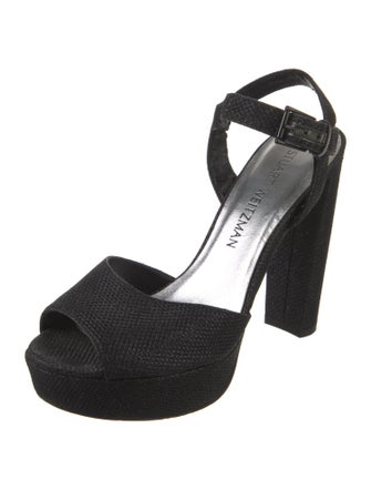 Stuart Weitzman Glitter Accents Sandals