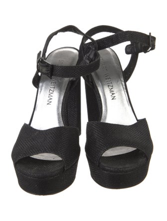 Stuart Weitzman Glitter Accents Sandals