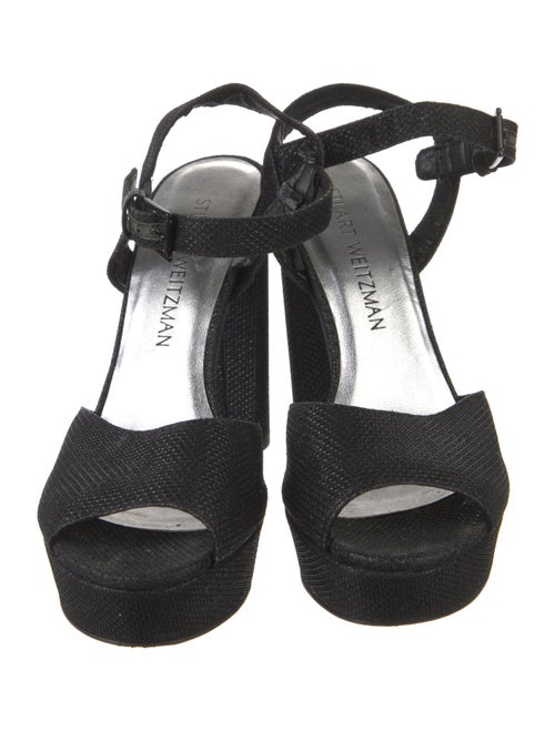 Stuart Weitzman Glitter Accents Sandals