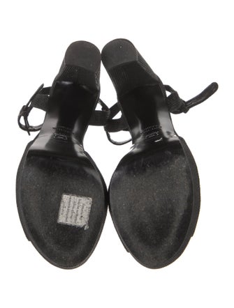 Stuart Weitzman Glitter Accents Sandals