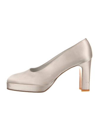 Stuart Weitzman Satin Pumps
