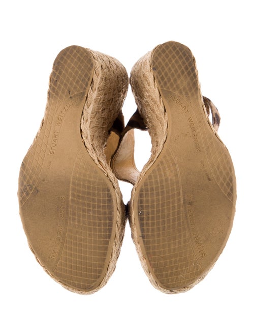Stuart Weitzman Ponyhair Animal Print Espadrilles