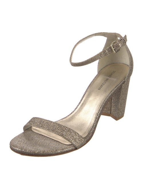 Stuart Weitzman Glitter Glitter Accents Sandals
