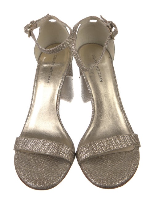 Stuart Weitzman Glitter Glitter Accents Sandals