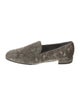 Stuart Weitzman Velvet Printed Loafers