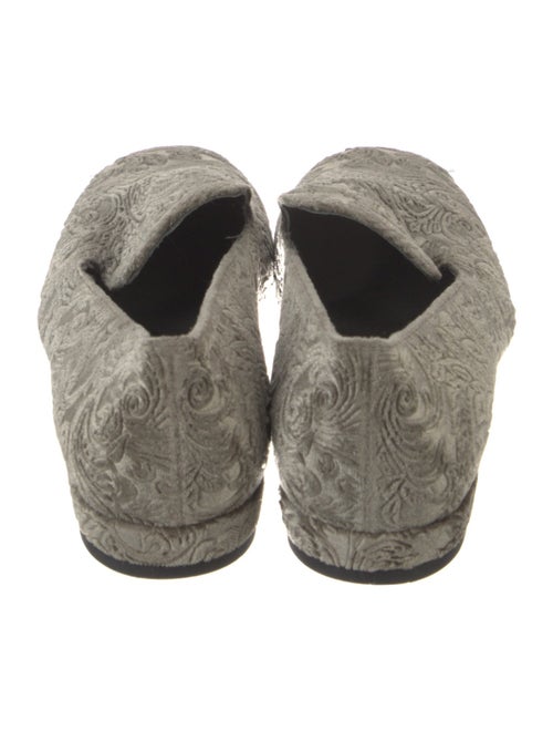 Stuart Weitzman Velvet Printed Loafers