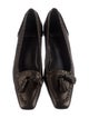 Stuart Weitzman Leather Whipstitch Trim Pumps
