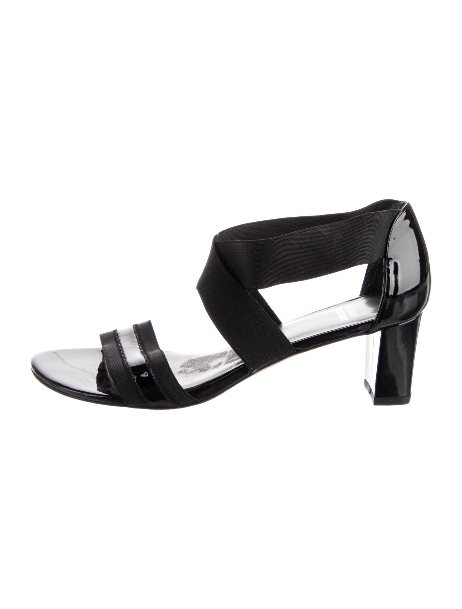 Stuart Weitzman Patent Leather Slingback Sandals