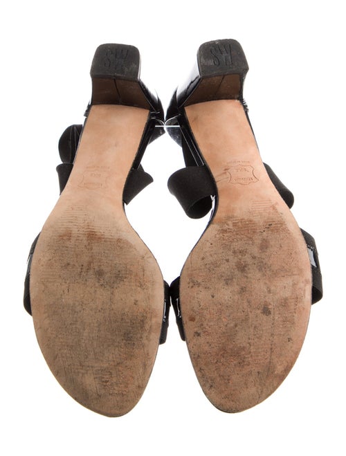 Stuart Weitzman Patent Leather Slingback Sandals