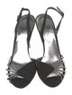 Stuart Weitzman Crystal Embellishments Slingback Sandals