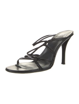 Stuart Weitzman Leather Slides