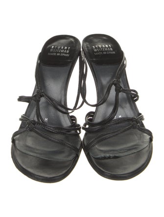 Stuart Weitzman Leather Slides