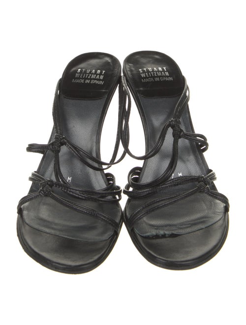 Stuart Weitzman Leather Slides