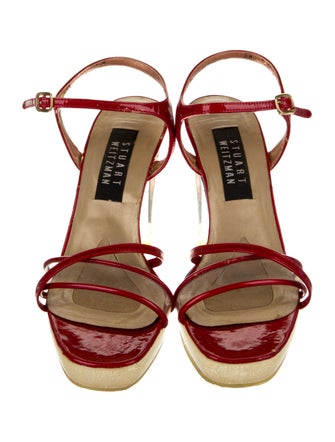 Stuart Weitzman Patent Leather Sandals