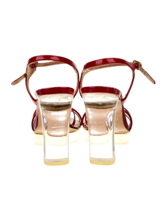 Stuart Weitzman Patent Leather Sandals