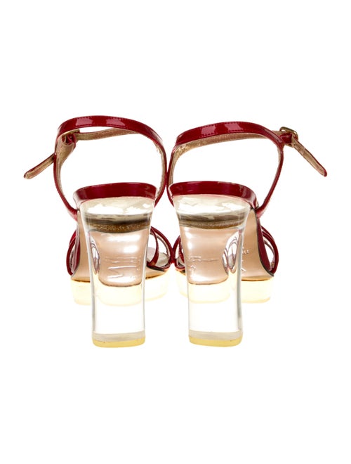 Stuart Weitzman Patent Leather Sandals