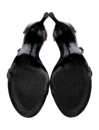 Stuart Weitzman Patent Leather Sandals