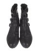 Stuart Weitzman Leather Moto Boots