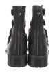 Stuart Weitzman Leather Moto Boots