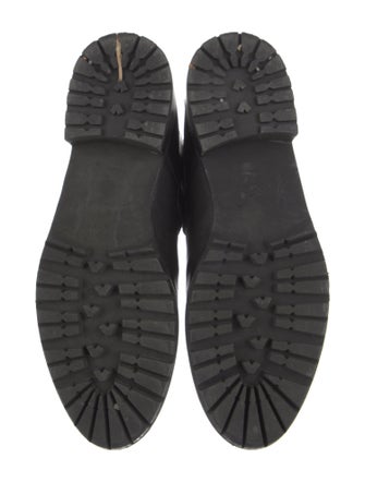 Stuart Weitzman Leather Moto Boots