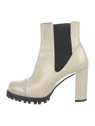Stuart Weitzman Leather Chelsea Boots