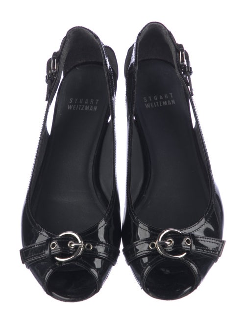 Stuart Weitzman Patent Leather Ballet Flats
