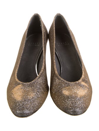 Stuart Weitzman Glitter Glitter Accents Pumps