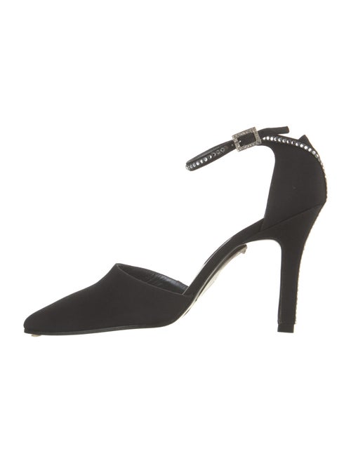 Stuart Weitzman Crystal Embellishments D'Orsay Pumps