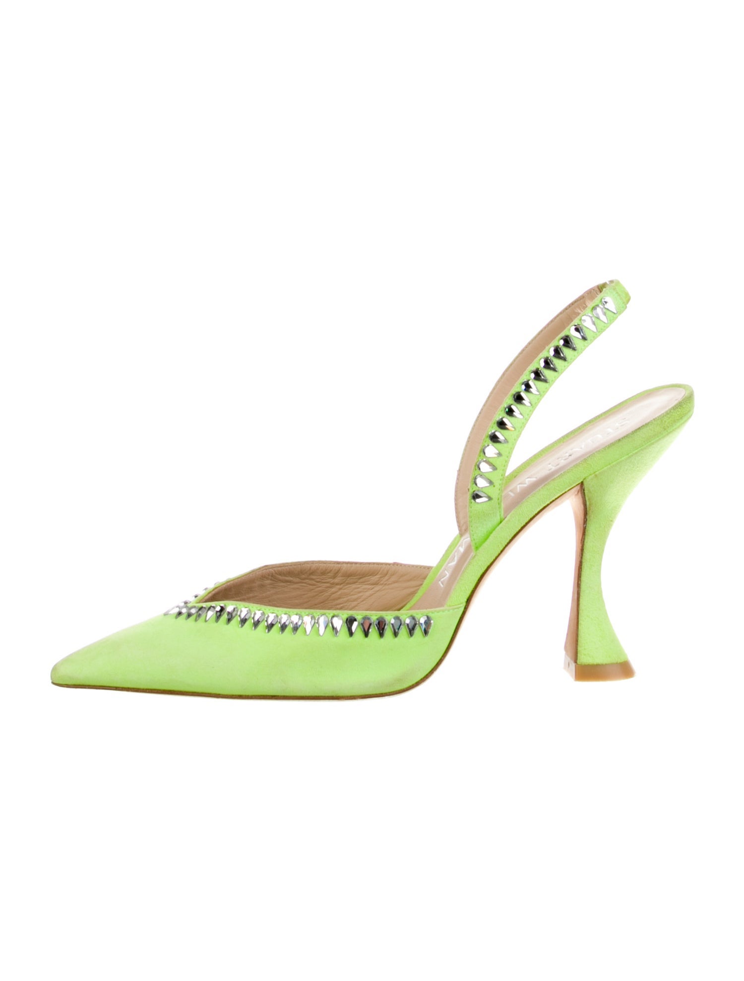 Stuart Weitzman Suede Slingback Pumps