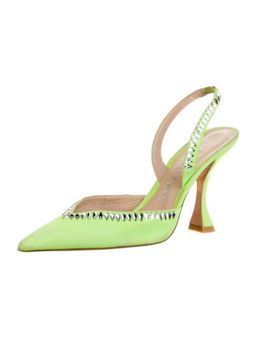 Stuart Weitzman Suede Slingback Pumps