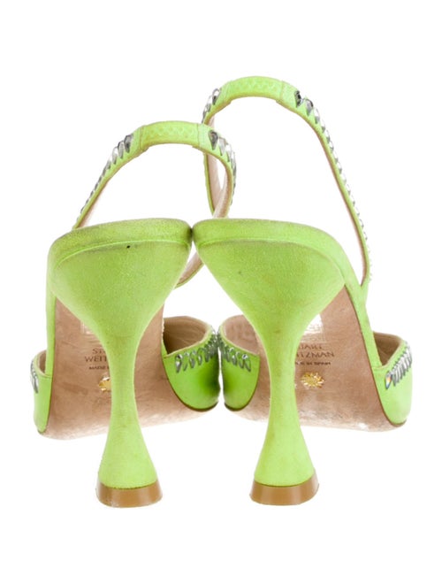 Stuart Weitzman Suede Slingback Pumps