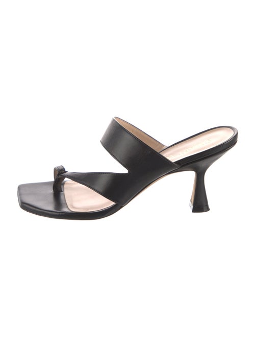 Stuart Weitzman Leather Slides
