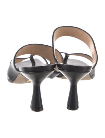 Stuart Weitzman Leather Slides