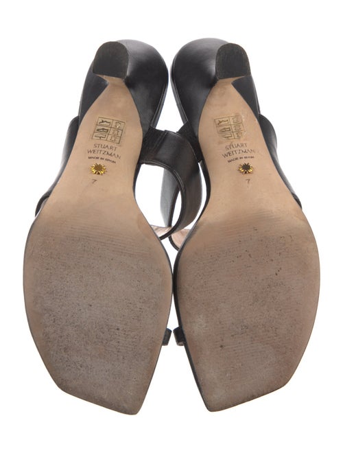 Stuart Weitzman Leather Slides