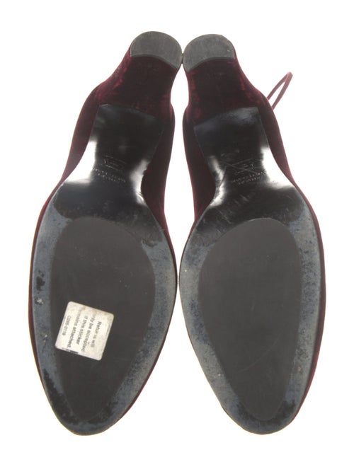 Stuart Weitzman Velvet Lace-Up Boots