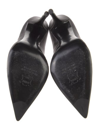 Stuart Weitzman Satin Crystal Embellishments Pumps